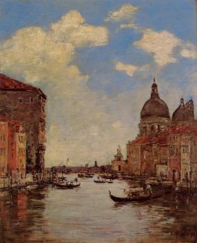 尤金 佈丹 Venice, the Canal de la Gandara 尤金 佈丹 Venice, the Canal de la Gandara